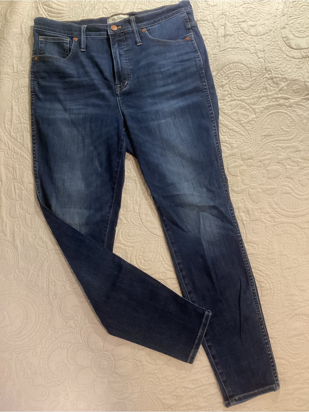 Madewell Slim Dark Blue Stretch Skinny Jeans